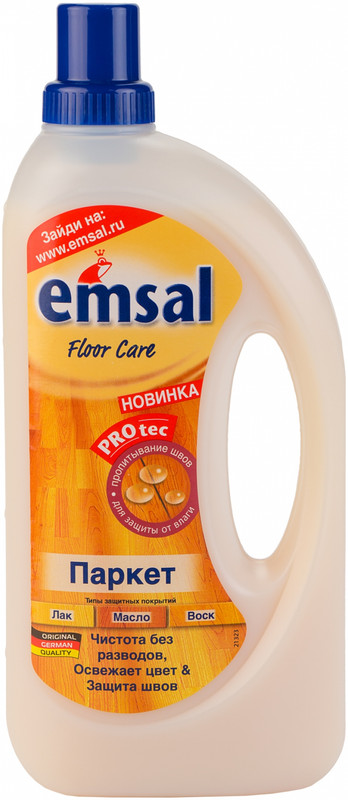 Засіб EMSAL PRO TEC для миття паркету, 1 л
